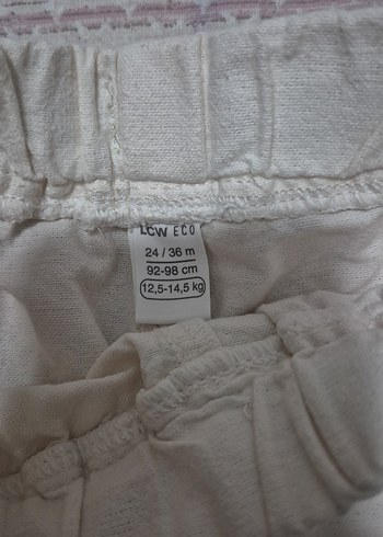 Erkek Çocuk Bej Pamuklu Şort - Görsel 2