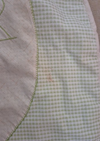 Nakışlı Yeşil Bebek Alt Açma Matı - Görsel 4