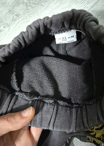 Gri Erkek Çocuk Street Wear Eşofman - Görsel 3