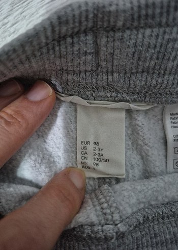 Gri Erkek Çocuk Rahat Kesim Eşofman Altı - Görsel 2