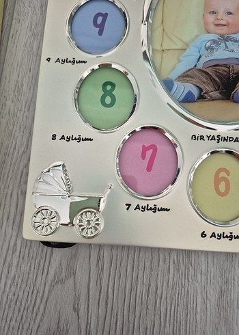 Bebek İlk Yaş Çerçevesi 12 Ay Çok Renkli - Görsel 3