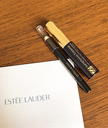 Estee Lauder rimel ve göz kalemi