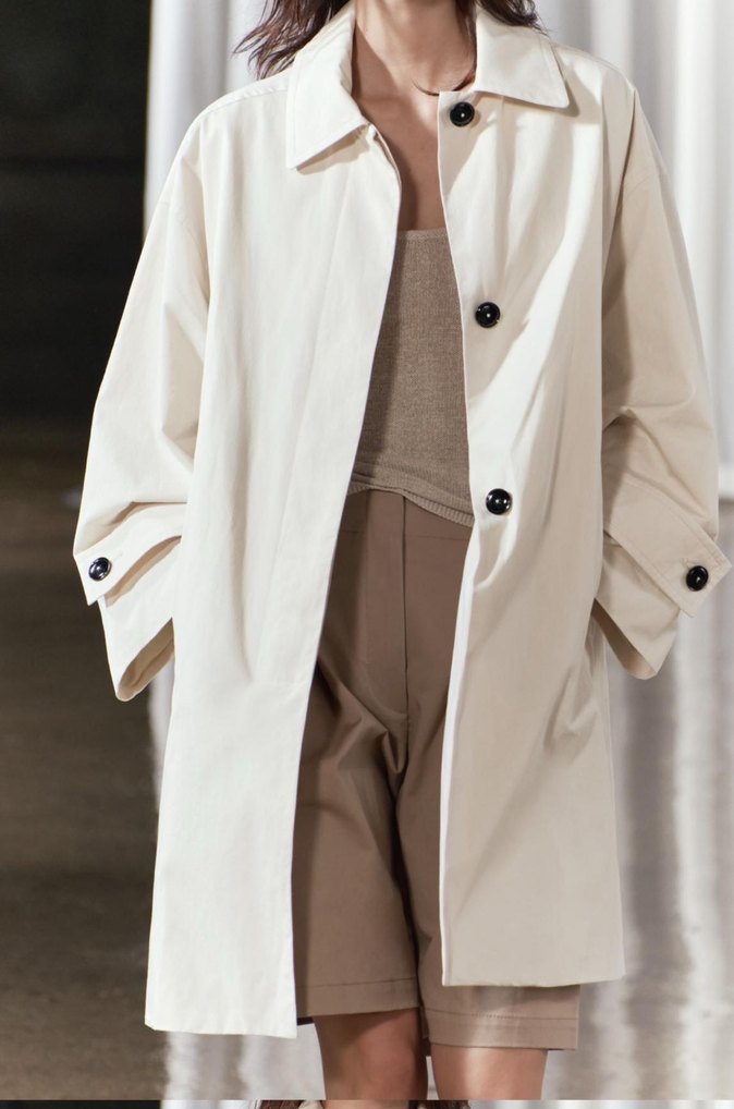 Zara oversize Trençkot - Görsel 2