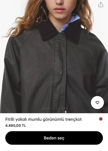 Pull & bear trençkot - Görsel 6