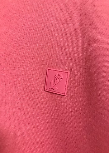 H&M Pembe Oversize Sweatshirt - Görsel 2