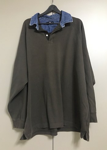 Marks & Spencer denim yaka detaylı triko - Görsel 2