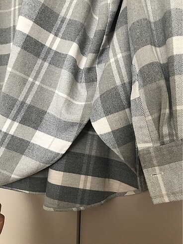 xl Beden gri Renk H&M oduncu gömlek