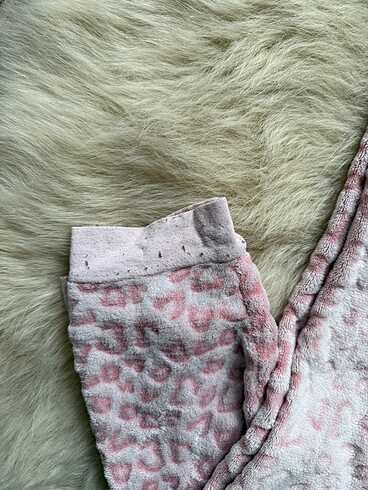 m Beden Kışlık Peluş Pijama Takımı