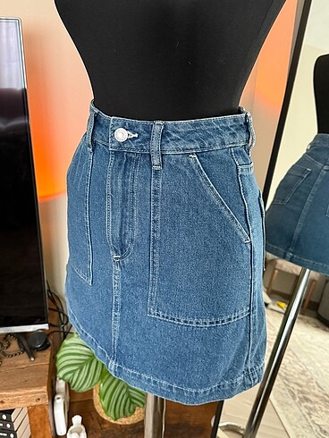H&M Denim kot etek