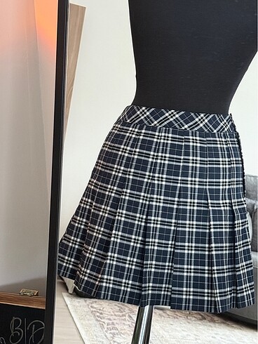34 Beden H&M ekoseli etek