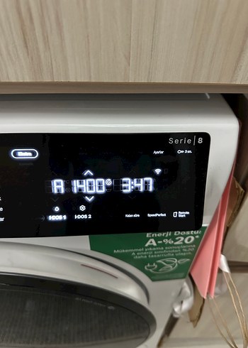 BOSCH SERİ 8ALMAN ÜRETİMİ
WGB244A0TR/11
İ-DOS YIKAMALI 9KG - Görsel 2