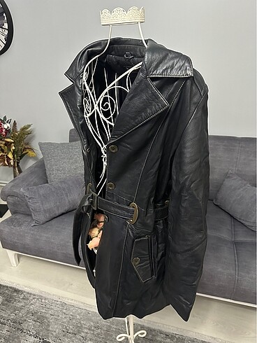 BUGATTİ MARKA XXL BEDEN HAKİKİ ÇOK ŞIK DERİ MONT KALIBI DARDIR G - Görsel 3