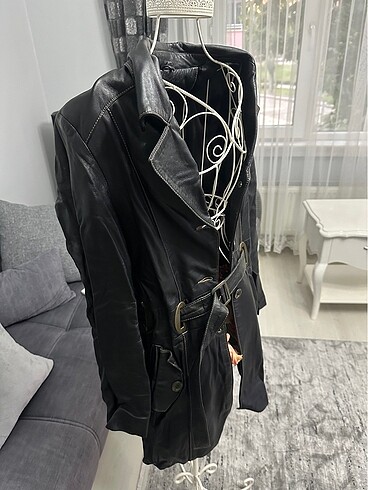 BUGATTİ MARKA XXL BEDEN HAKİKİ ÇOK ŞIK DERİ MONT KALIBI DARDIR G - Görsel 4