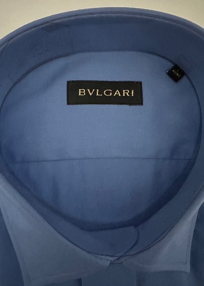 BVLGARİ Sıfır Hiç Kullanılmadı Orjinal Erkek Gömlek L Beden 41/4 - Görsel 2
