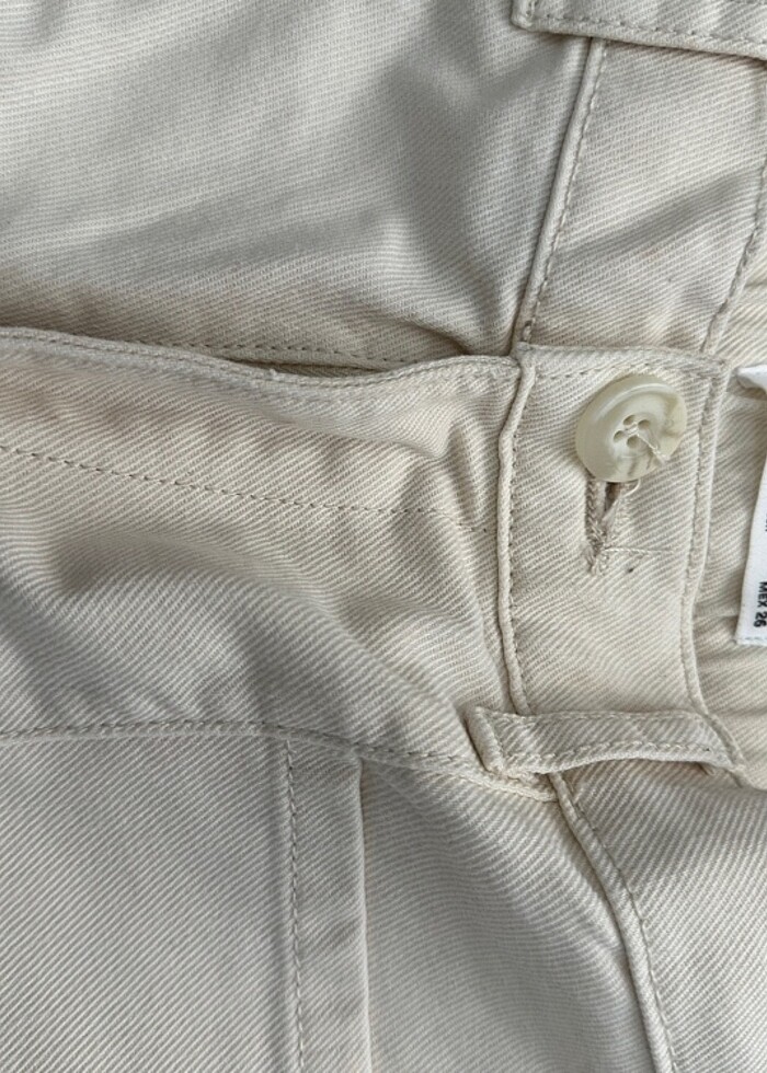 PULL@BEAR 36 BEDEN BAYAN KOT PANTOLON ÇOK ŞIK - Görsel 2