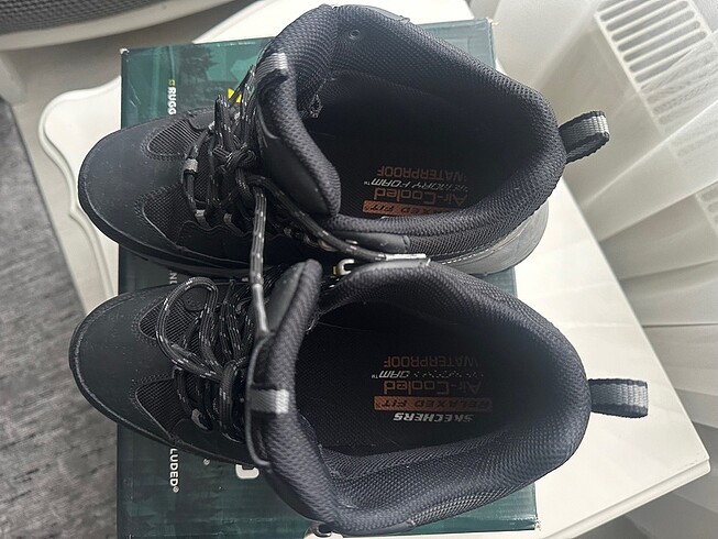 41,5 NUMARA SKECHERS 66283/BLK  SELMEN -TELAGO BLACK WATERPROOF  - Görsel 5