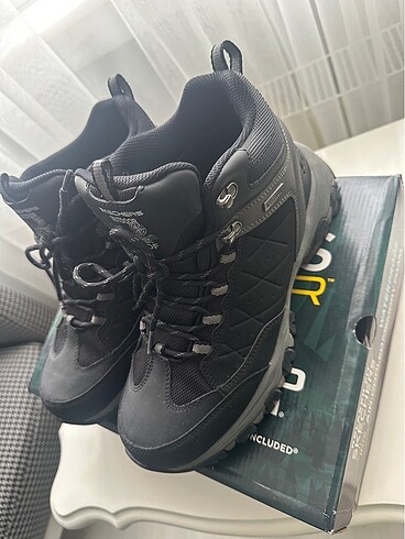 42 Beden 41,5 NUMARA SKECHERS 66283/BLK SELMEN -TELAGO BLACK WATERPROOF