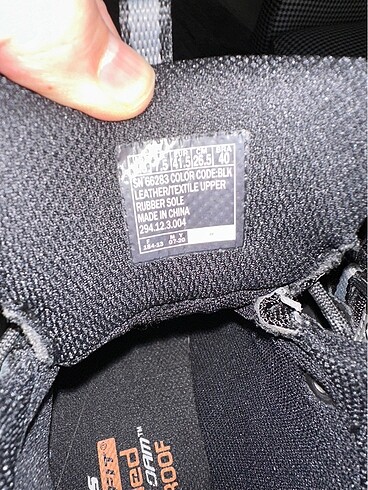 41,5 NUMARA SKECHERS 66283/BLK  SELMEN -TELAGO BLACK WATERPROOF  - Görsel 6