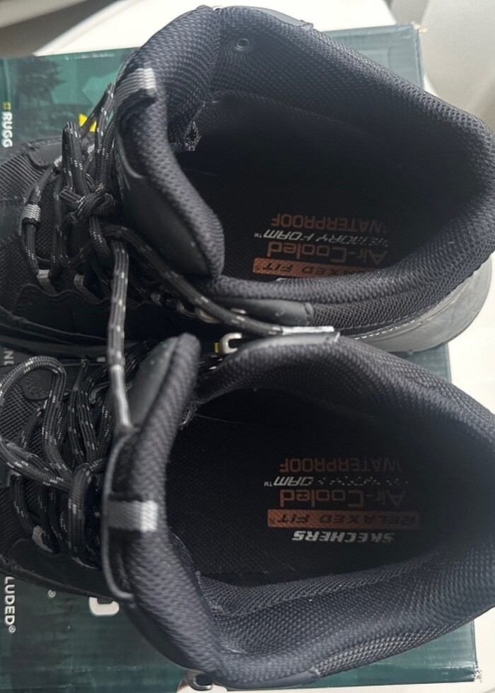 41,5 NUMARA SKECHERS 66283/BLK  SELMEN -TELAGO BLACK WATERPROOF  - Görsel 5