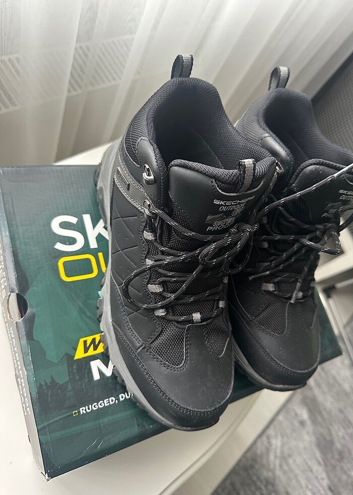 41,5 NUMARA SKECHERS 66283/BLK  SELMEN -TELAGO BLACK WATERPROOF  - Görsel 2