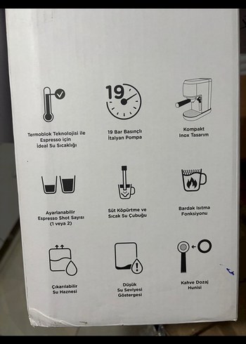 Vestel Vestel Barista Yarı Otomatik Espresso Makinesi