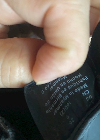 H&M Çocuk Siyah Kauçuk Bot