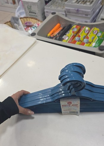 Mavi Plastik Askı Seti - Görsel 2