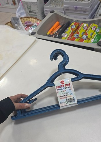 Mavi Plastik Askı Seti - Görsel 3