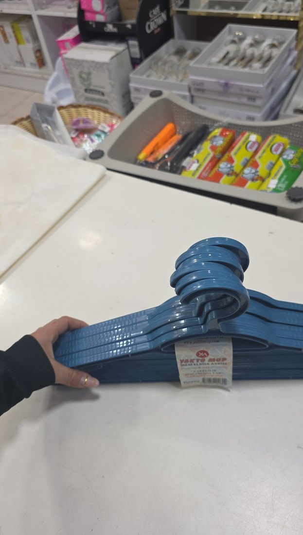 Mavi Plastik Askı Seti - Görsel 2