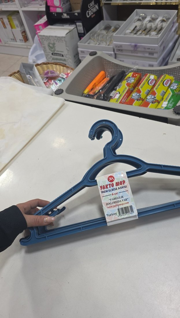 Mavi Plastik Askı Seti - Görsel 3