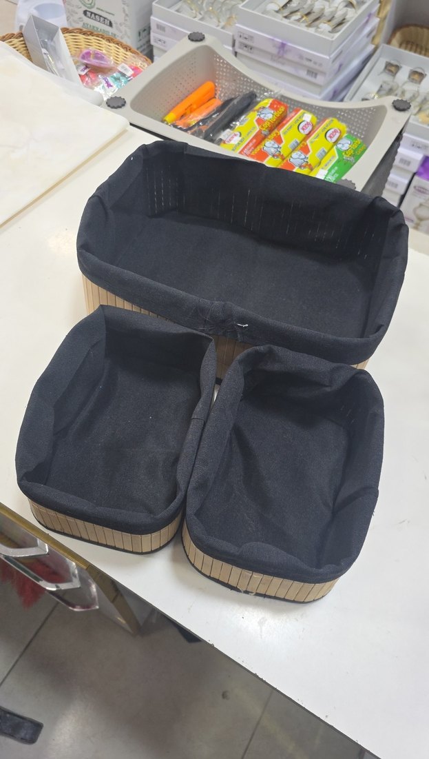 Siyah Katlanabilir Saklama Sepeti - Görsel 4