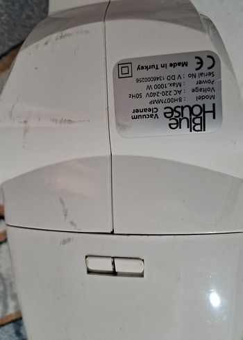 Beden Renk Süpürge Dik Dikey Süpürge Bluehause 1000W Sağlam çalışıyo