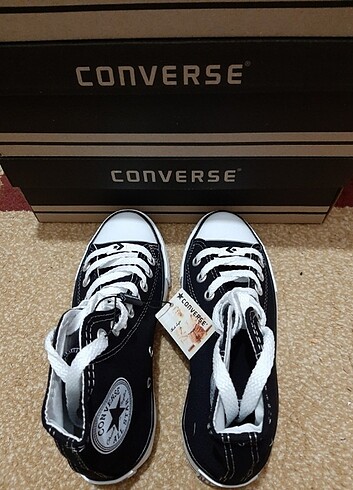 39 Beden siyah Renk Converse - SİYAH Bayan Spor Ayakkabı 38-39numara aralığı var şe