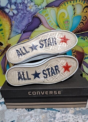 40 Beden Converse - Siyah Bayan Spor Ayakkabı 40 numara var şeffaf kaymaz