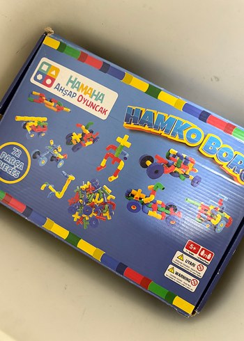 Hamko Boru 72 Parça Renkli Eğitici Oyuncak
