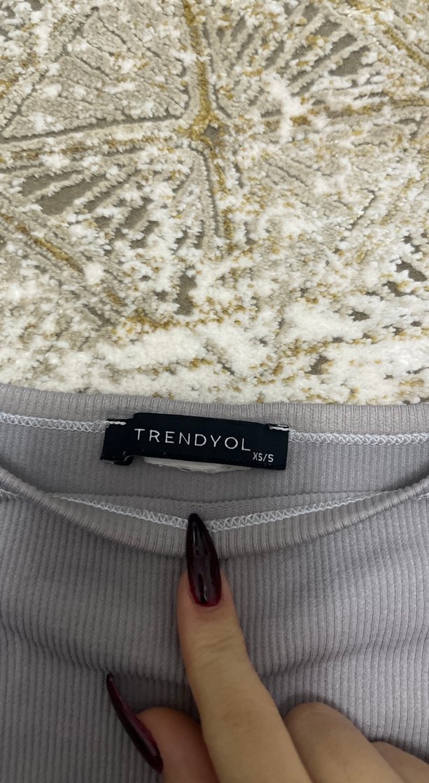 lila Kadın Kolsuz Crop Top - Görsel 2