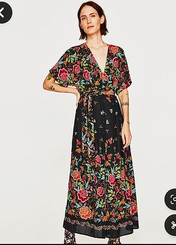 Zara kimono elbise