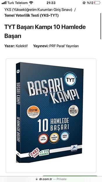 tyt kampı paraf