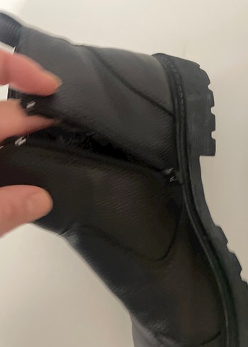 Siyah deri 43 numara erkek pot - Görsel 6