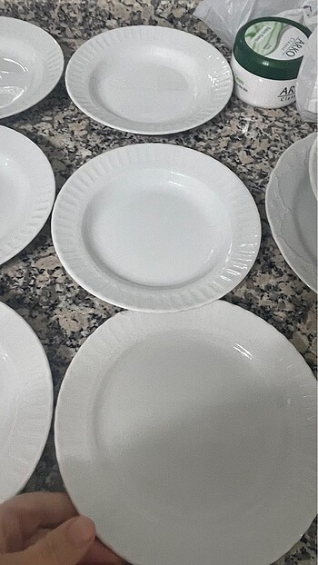 Beden toplam 21 adet tabak servis tabagi yemek tabagi kase pasta tabag