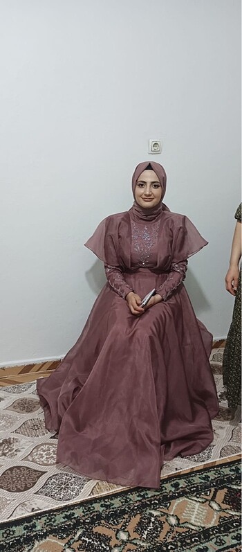Gül kurusu Özel gün & söz elbisesi abiye