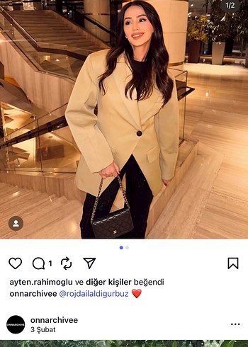 Beymen Bej Mini Kadın Deri Blazer Ceket