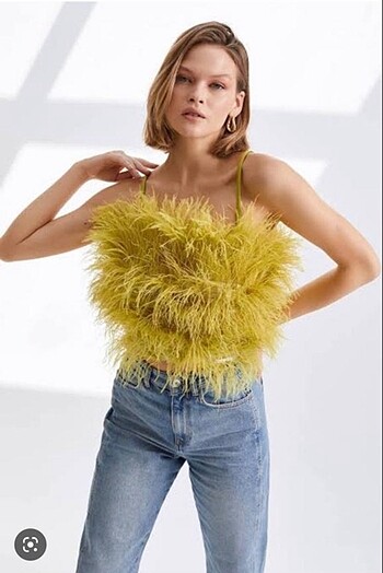 Zara Top m mavi