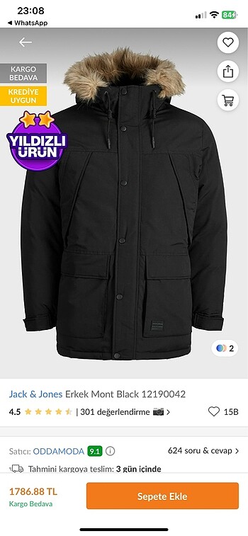 Jack jones erkek mont