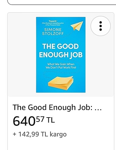  Beden Renk İngilizce Kitap The good enough job