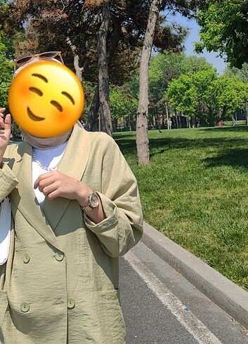 Diğer Keten Blazer Ceket