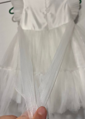 Kız Çocuk Beyaz gelinlik - Görsel 5