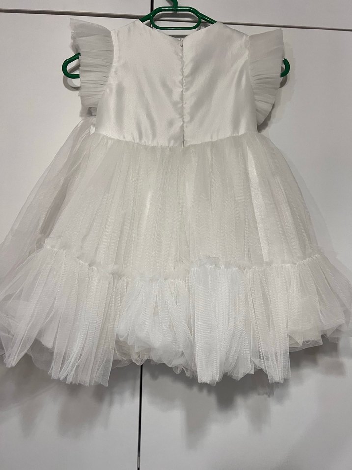 Kız Çocuk Beyaz gelinlik - Görsel 3