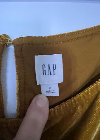Gap Kahverengi Midi Keten Elbise GAP marka
