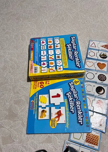 Çok Renkli Eğitici Hafıza Kartları - Görsel 5